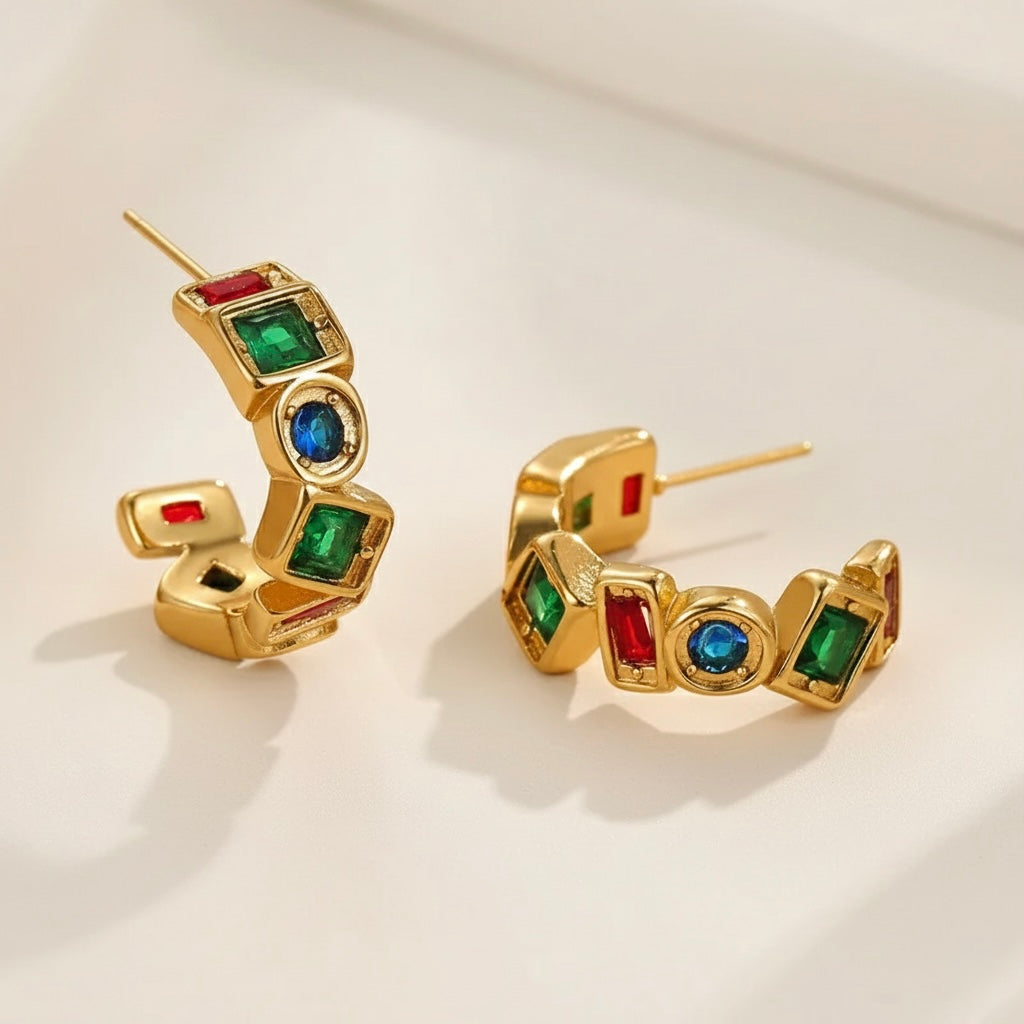 Iris Earrings
