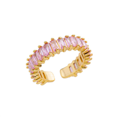 Jade Baguette Ring