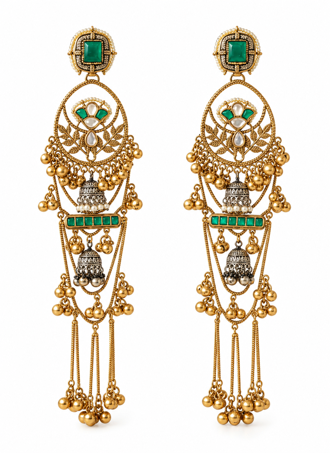 Kashmiri Cascade Danglers