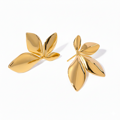 Kiesha Leaf Wing Earrings