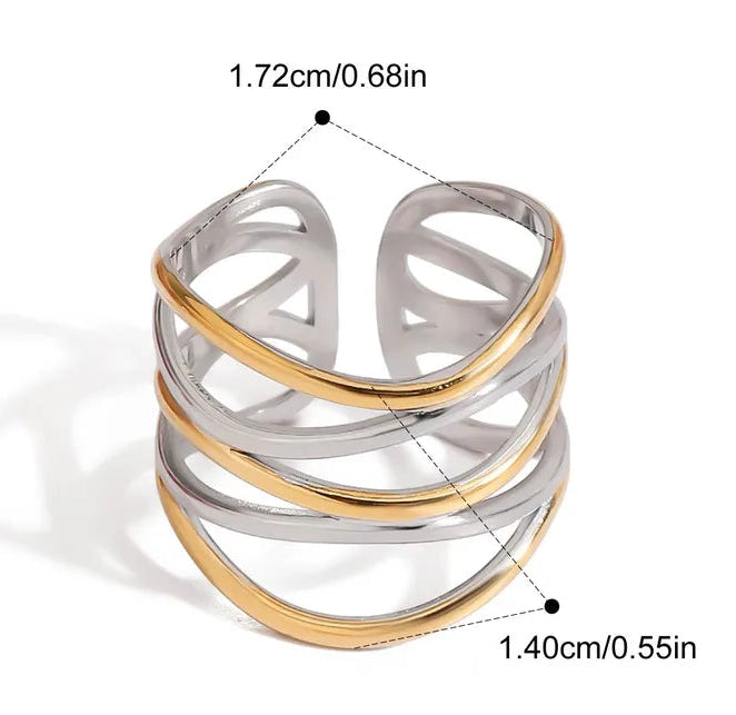 Kira Mixed Metal Ring