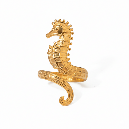 Marina Seahorse Wrap Ring