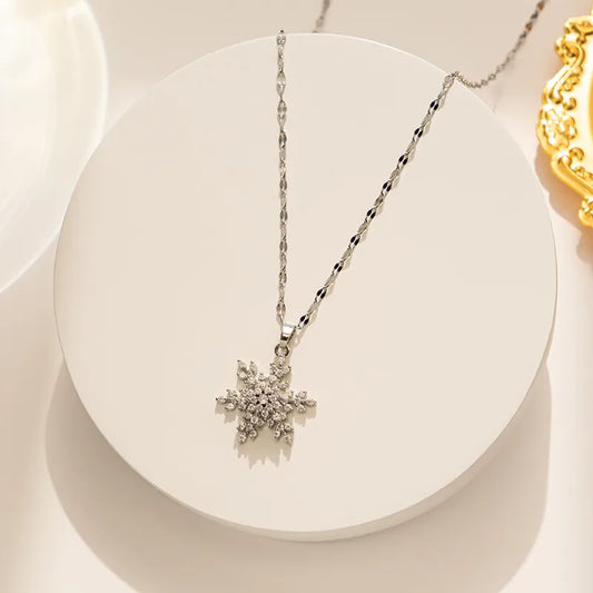 Mia Snowflake Necklace