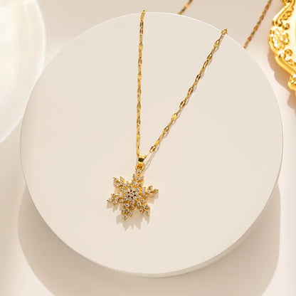 Mia Snowflake Necklace