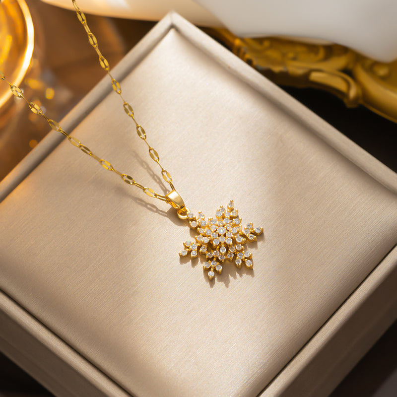 Mia Snowflake Necklace