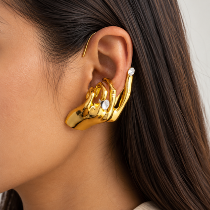 Midas Sculpted Ear Cuff