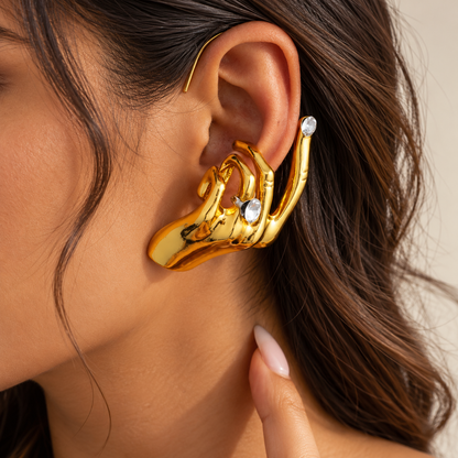 Midas Sculpted Ear Cuff