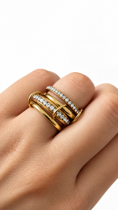 Mila stacked Ring