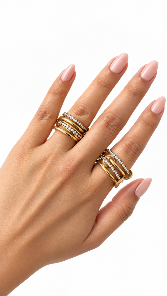 Mila stacked Ring