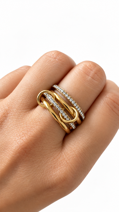 Mila stacked Ring