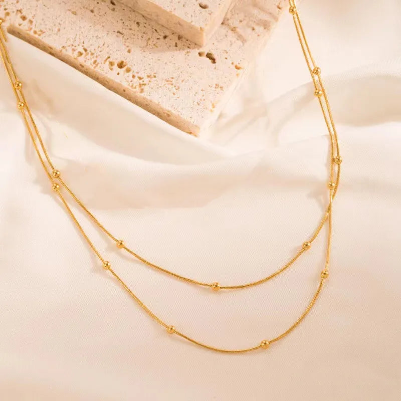 Silk & Satellite Chain Necklace