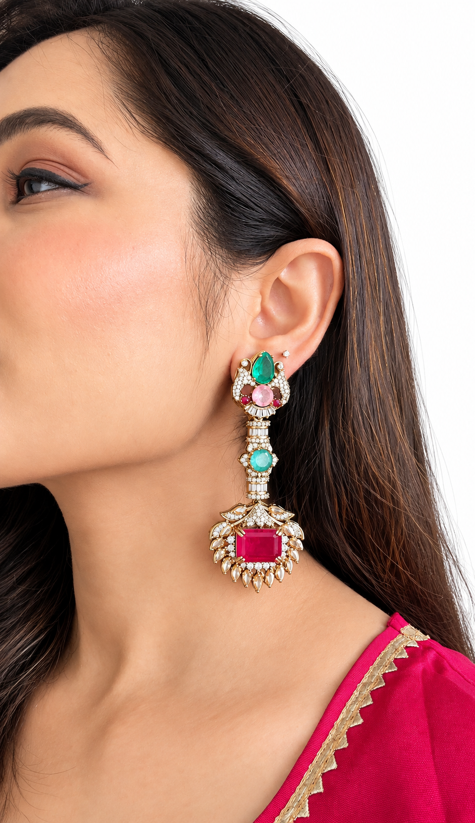 Nayantara Earrings (Gulaab)