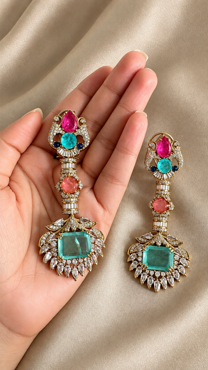 Nayantara Earrings (Mint)