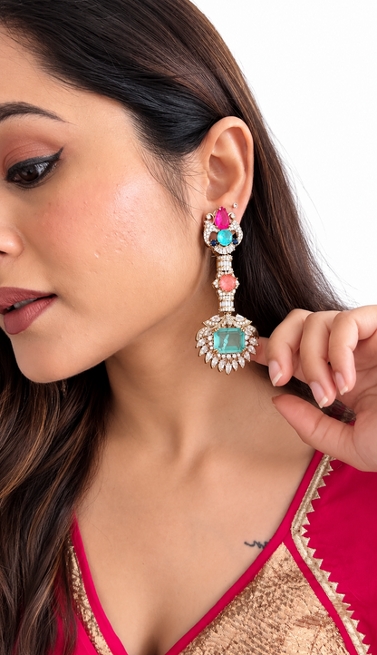 Nayantara Earrings (Mint)