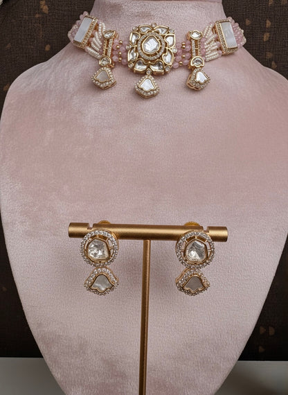 Pankhuri Blush Choker Set