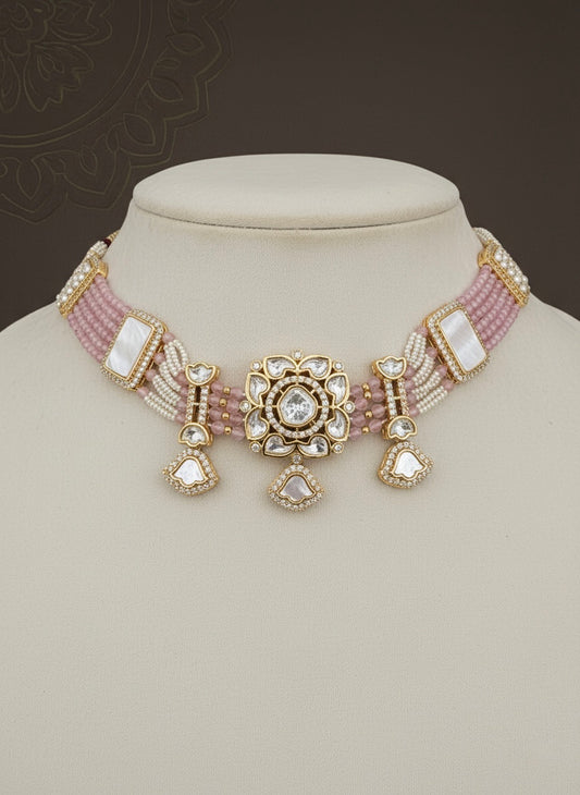 Pankhuri Blush Choker Set