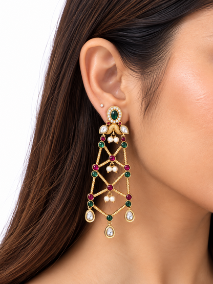 Saanjh Kundan Danglers