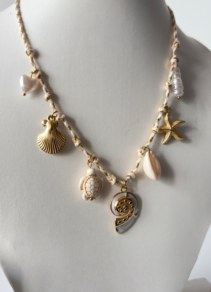 Seaside Traveler Charm Necklace