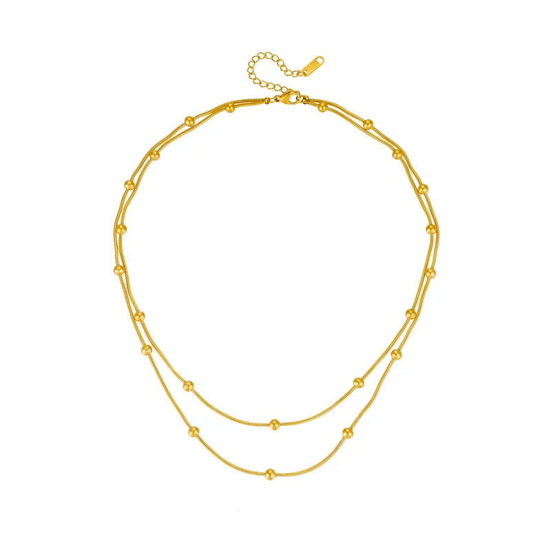 Silk & Satellite Chain Necklace