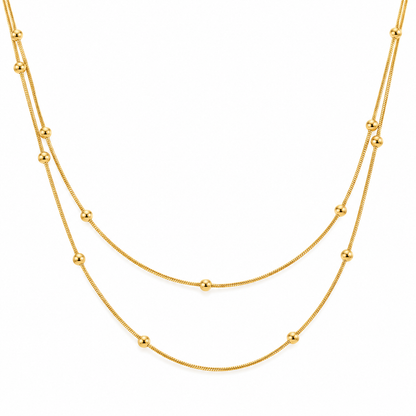 Silk & Satellite Chain Necklace