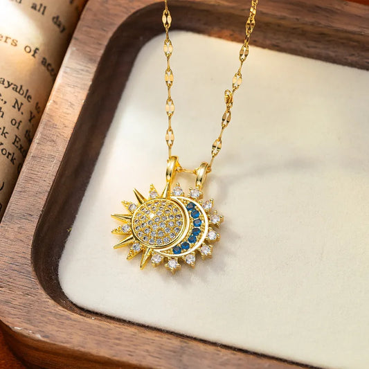 Sol & Luna Azure Pendant