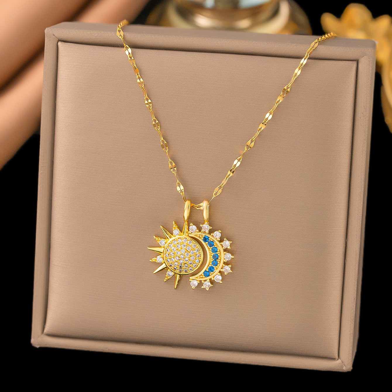Sol & Luna Azure Pendant