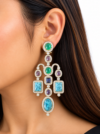 Vanya Chandelier Earrings