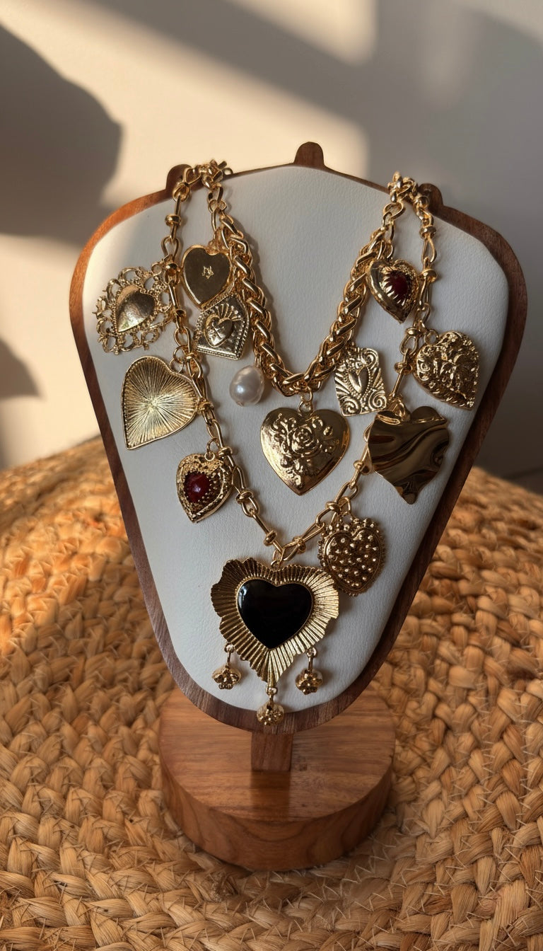 Victorian Charm Layered Necklace