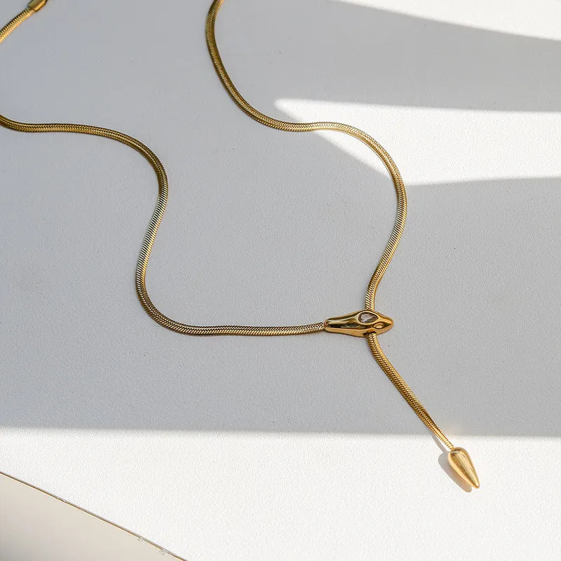 Viper Lariat Necklace