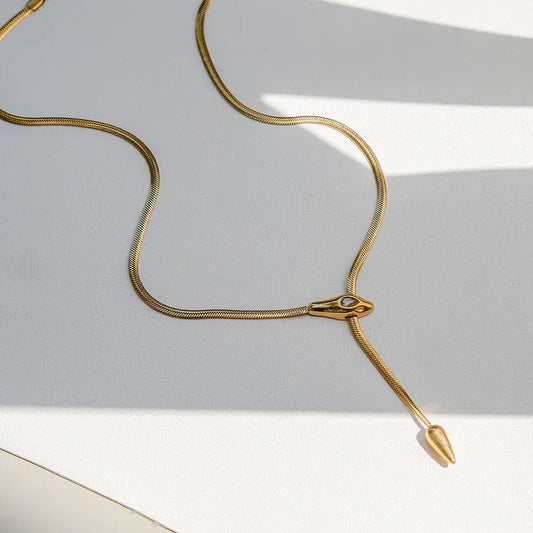 Viper Lariat Necklace