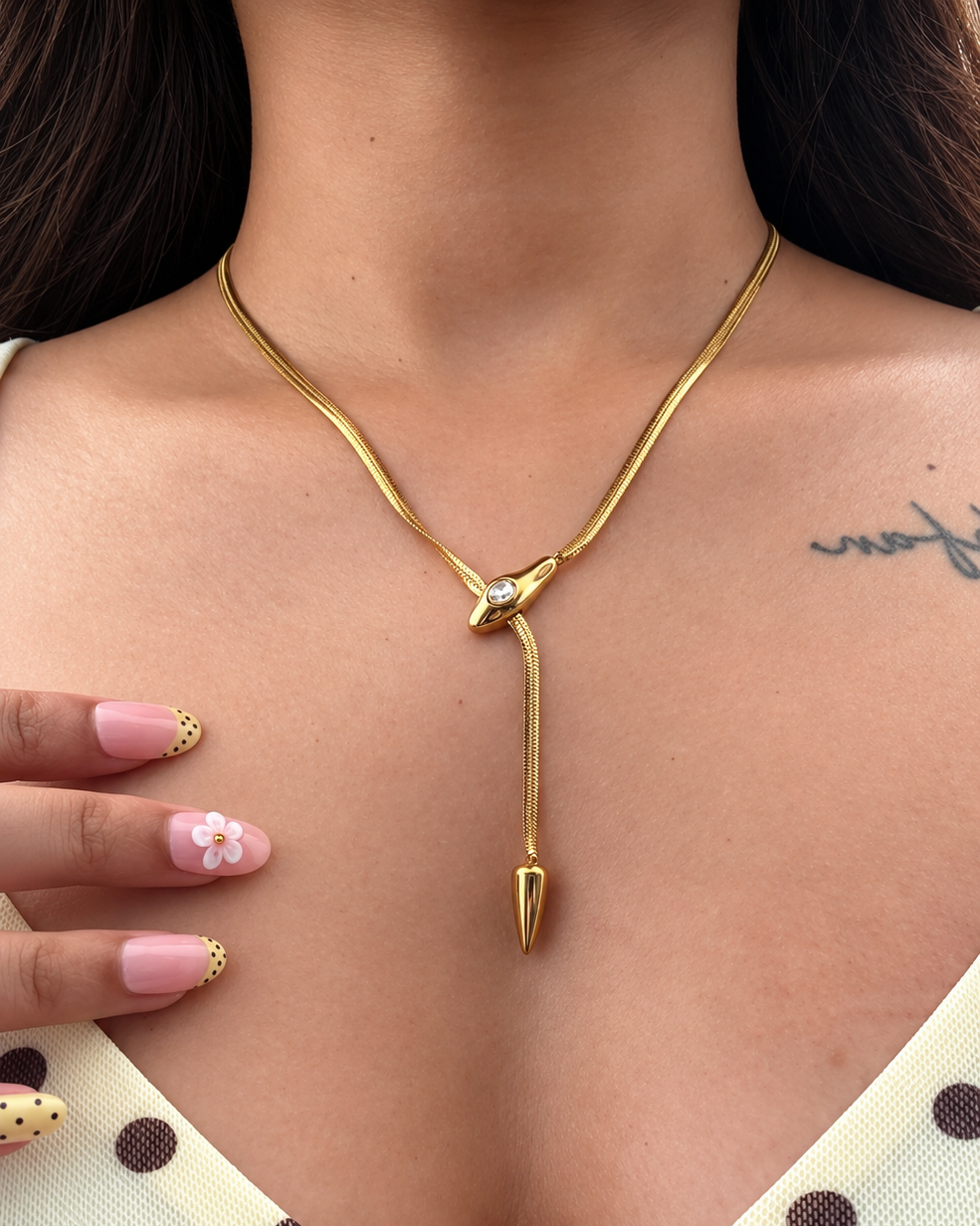 Viper Lariat Necklace