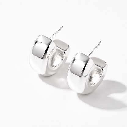 Yara Silver Hoops