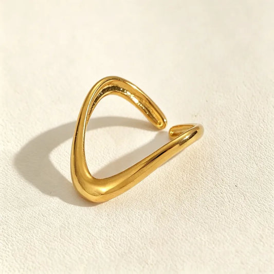 Zoe Chevron Ring