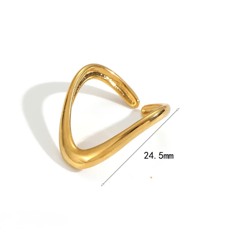 Zoe Chevron Ring